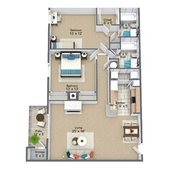 Bimini Floor Plan