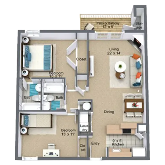 East Bay Floor Plan